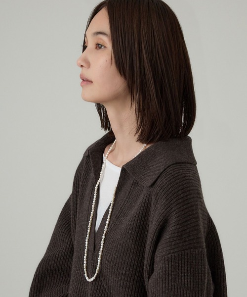 BABYLONE（バビロン）の「パールロングネックレス（ネックレス・レディース・ホワイト・フリー）」の4枚目の写真