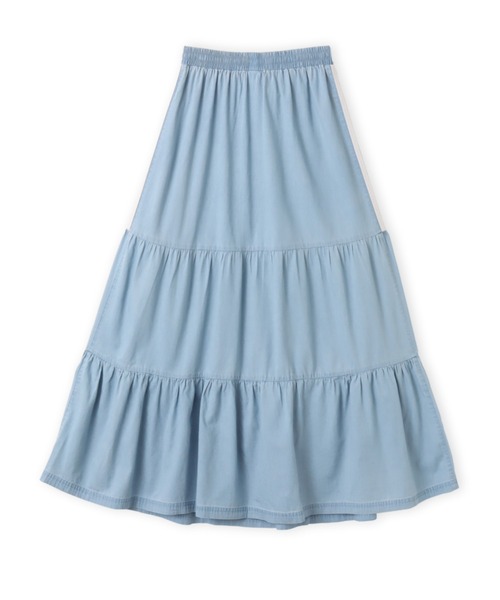 adidas(アディダス)の「adidas SUMMER GLOW DENIM SKIRT / アディダス サマーグロー デニムスカート(デニムスカート・レディース・ライトブルー・L/M/S)」の7枚目の写真