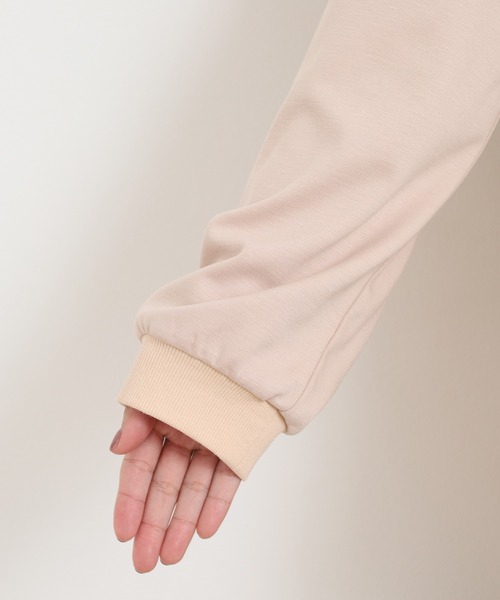 EGLANTINE(エグランティーヌ)の「EGLANTINE バックチュールカットソー(Tシャツ/カットソー・レディース・ベージュ・40)」の8枚目の写真