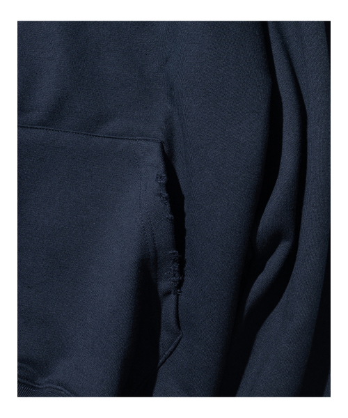 MASSNOUN(マスノウン)の「MASS ソーン ディストロイド フードパーカー MFHHD004-NV(パーカー・レディース・その他・LARGE/MEDIUM)」の5枚目の写真