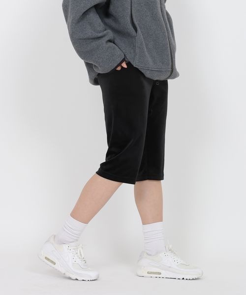 JEANASIS（ジーナシス）の「【Les Fleurs】ベロアハーフレギンス/634724（その他パンツ・レディース・ブラック/ブラウン系その他・FREE）」の4枚目の写真