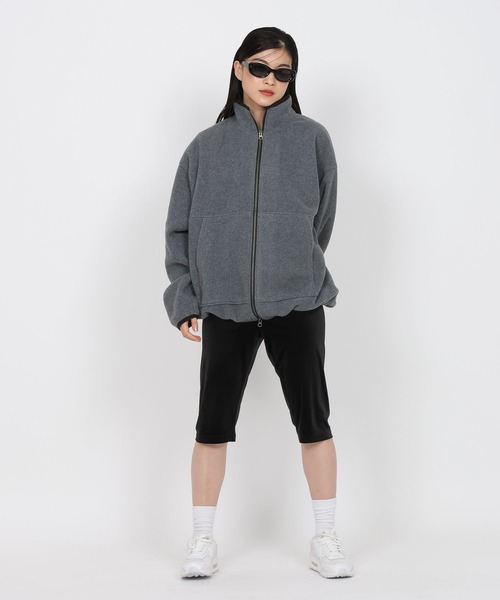 JEANASIS（ジーナシス）の「【Les Fleurs】ベロアハーフレギンス/634724（その他パンツ・レディース・ブラック/ブラウン系その他・FREE）」の14枚目の写真