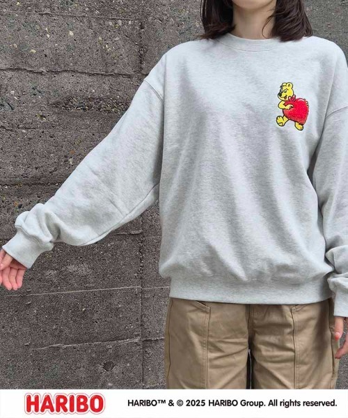 Bleu Bleuet（ブルーブルーエ）の「HARIBOラブトレーナー（スウェット・レディース・アイボリー/チャコール/ネイビー・M/L）」の9枚目の写真