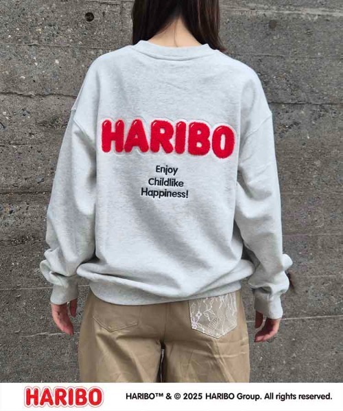 Bleu Bleuet（ブルーブルーエ）の「HARIBOラブトレーナー（スウェット・レディース・アイボリー/チャコール/ネイビー・M/L）」の5枚目の写真
