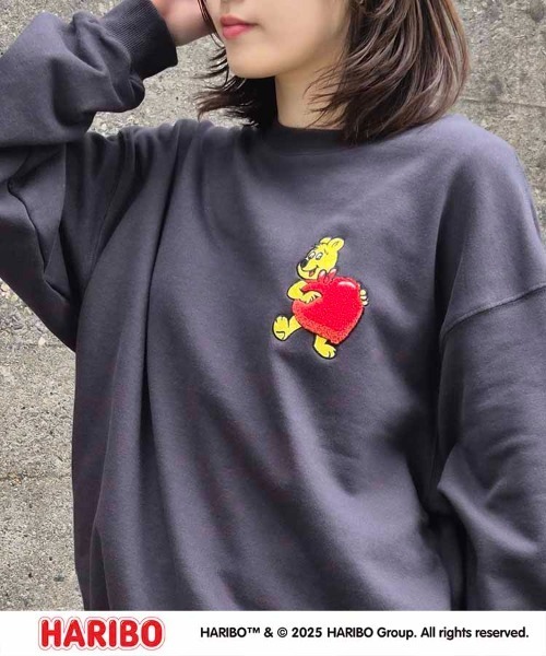 Bleu Bleuet（ブルーブルーエ）の「HARIBOラブトレーナー（スウェット・レディース・アイボリー/チャコール/ネイビー・M/L）」の10枚目の写真