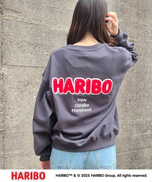 Bleu Bleuet（ブルーブルーエ）の「HARIBOラブトレーナー（スウェット・レディース・アイボリー/チャコール/ネイビー・M/L）」の12枚目の写真