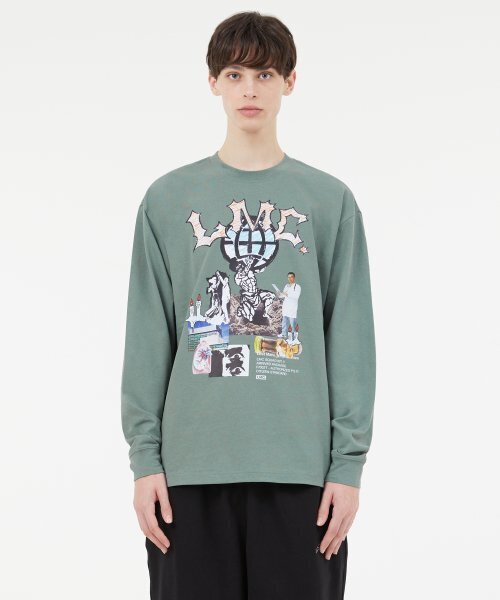 LMCの「RISE LONG SLV TEEグレイカキ(Tシャツ/カットソー・レディース・その他・LARGE/MEDIUM/SMALL/X-LARGE)」の3枚目の写真
