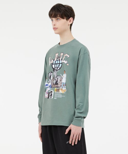 LMCの「RISE LONG SLV TEEグレイカキ(Tシャツ/カットソー・レディース・その他・LARGE/MEDIUM/SMALL/X-LARGE)」の4枚目の写真