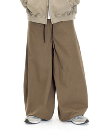 V AND V BALLOON PANTS (DARK BEIGE)