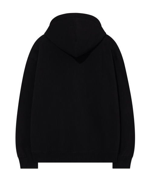 COVERNAT(カバーナット)の「スモールロゴ起毛フードジップアップ ブラック(パーカー・レディース・その他・MEDIUM/SMALL/LARGE/XX-LARGE/X-LARGE/X-SMALL)」の9枚目の写真