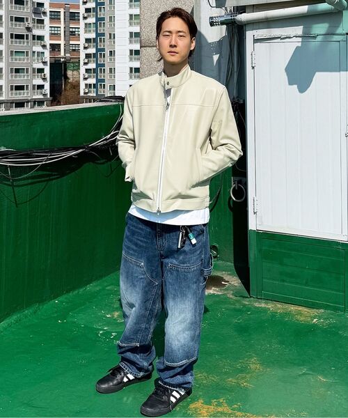 QT8 GARMENTS(キューティーエイトガーメント)の「RG Painted Double Knee Washed Pants (Blue)(デニムパンツ・レディース・その他・MEDIUM/LARGE/X-LARGE)」の8枚目の写真