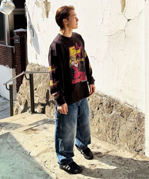 QT8 GARMENTS(キューティーエイトガーメント)の「RG Painted Double Knee Washed Pants (Blue)(デニムパンツ・レディース・その他・MEDIUM/LARGE/X-LARGE)」の10枚目の写真