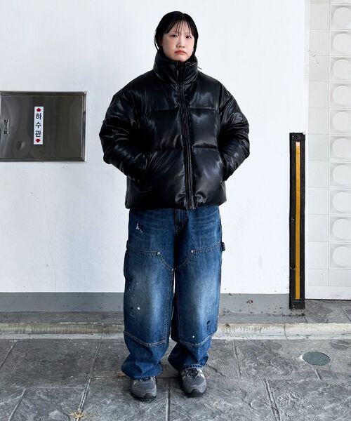 QT8 GARMENTS(キューティーエイトガーメント)の「RG Painted Double Knee Washed Pants (Blue)(デニムパンツ・レディース・その他・MEDIUM/LARGE/X-LARGE)」の14枚目の写真