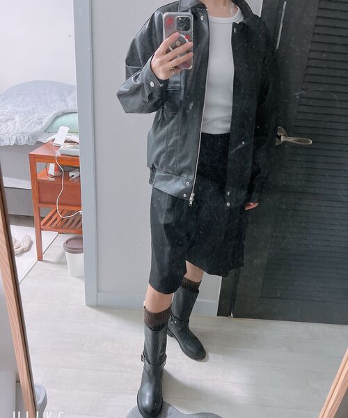 KOLEAT(コレット)の「WOMENスリムセミミニスカート【スカート】BLACK(スカート・レディース・ブラック・MEDIUM/SMALL)」の6枚目の写真