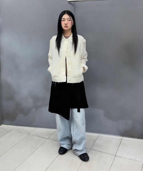 INSILENCE WOMEN(インサイレンスウーマン)の「ダブルガーゼカットオフジャンパー BLACK(その他アウター・レディース・その他・SMALL/MEDIUM)」の6枚目の写真