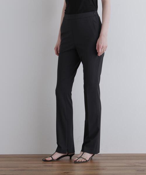 美品》ルフィル ストレッチパンツ ブラック サイズ0 裾ジップ レディース ◇ストレッチオックスパンツ（その他パンツ）｜LE PHIL（ルフィル）の