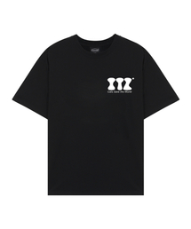 ITZAVIBE（イッザバイブ）の「ITZ MINI LOGO T SHIRT - BLACK（Tシャツ/カットソー）」
