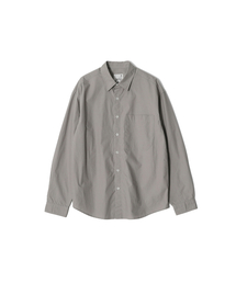 Jane Solid Extra Typewriter Shirt Light Gray