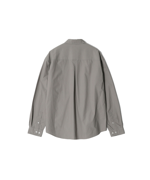 HORLISUN(ホーリーサン)の「Jane Solid Extra Typewriter Shirt Light Gray(シャツ/ブラウス・レディース・その他・LARGE/MEDIUM/SMALL)」の4枚目の写真