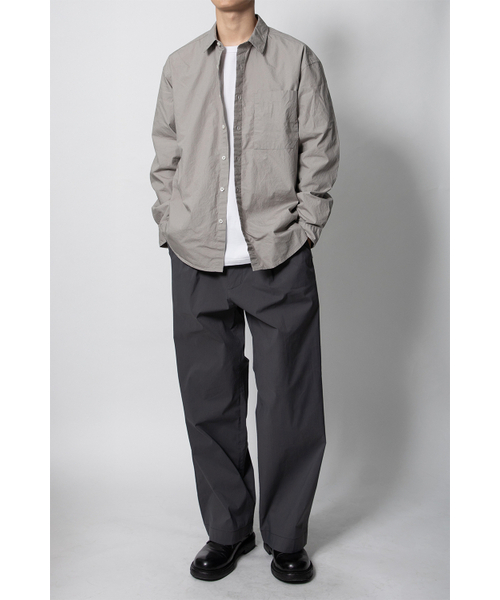 HORLISUN(ホーリーサン)の「Jane Solid Extra Typewriter Shirt Light Gray(シャツ/ブラウス・レディース・その他・LARGE/MEDIUM/SMALL)」の6枚目の写真