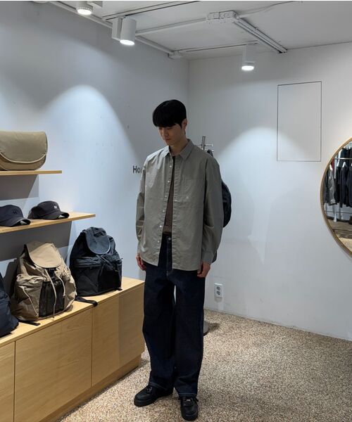 HORLISUN(ホーリーサン)の「Jane Solid Extra Typewriter Shirt Light Gray(シャツ/ブラウス・レディース・その他・LARGE/MEDIUM/SMALL)」の8枚目の写真