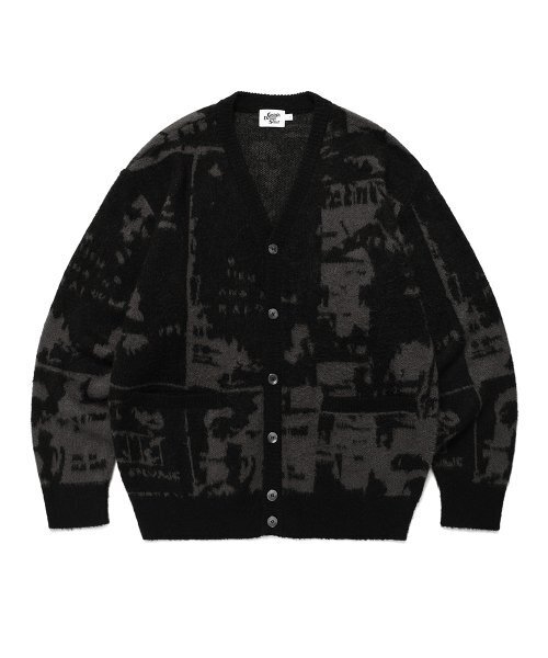 Brushed Mohair Cardigan — кардиган из мохера, черный (CV2DFUK682A)