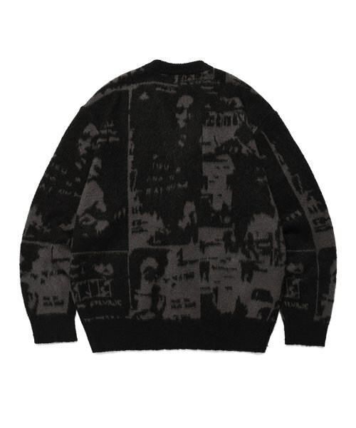 Cavish（カビシ）の「BRUSHED MOHAIR CARDIGAN BLACK(CV2DFUK682A)（カーディガン/ボレロ・レディース・ブラック・LARGE/MEDIUM/SMALL）」の2枚目の写真