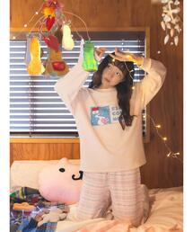 BETTY'S BLUE（べティーズブルー）の「エイミーちゃん ぬくぬくルームウェア（Tシャツ/カットソー）」