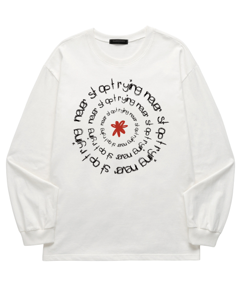 VANNWORKS(バンワークス)の「NEVER STOP ロングスリーブ (VLS0206) ホワイト(Tシャツ/カットソー・レディース・その他・SMALL/MEDIUM/LARGE/X-LARGE/XX-LARGE)」の1枚目の写真