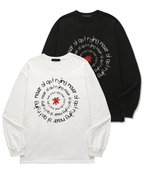 VANNWORKS(バンワークス)の「NEVER STOP ロングスリーブ (VLS0206) ホワイト(Tシャツ/カットソー・レディース・その他・SMALL/MEDIUM/LARGE/X-LARGE/XX-LARGE)」の3枚目の写真