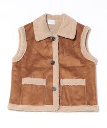 sara&cake | ＜sara&cake / サラアンドケイク＞ボアベスト(ベスト)