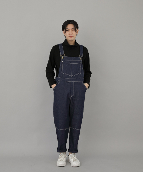 SAINTCREW(セントクルー)の「ワイドカッティングクロップオーバーオール WCC-610 インディゴデニム WHS(サロペット/オーバーオール・レディース・その他・MEDIUM/LARGE/X-LARGE)」の11枚目の写真