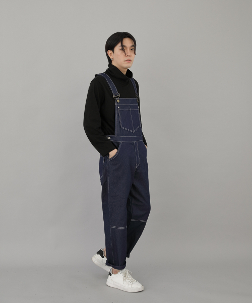 SAINTCREW(セントクルー)の「ワイドカッティングクロップオーバーオール WCC-610 インディゴデニム WHS(サロペット/オーバーオール・レディース・その他・MEDIUM/LARGE/X-LARGE)」の13枚目の写真