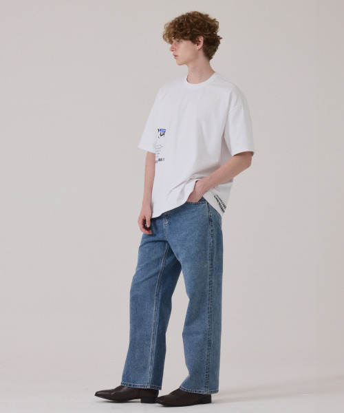 GET IT ON（ゲットイットオン）の「トラベルオーバーサイズ半袖Tシャツ_Direction(方向性)（Tシャツ/カットソー・レディース・ホワイト・FREE）」の3枚目の写真