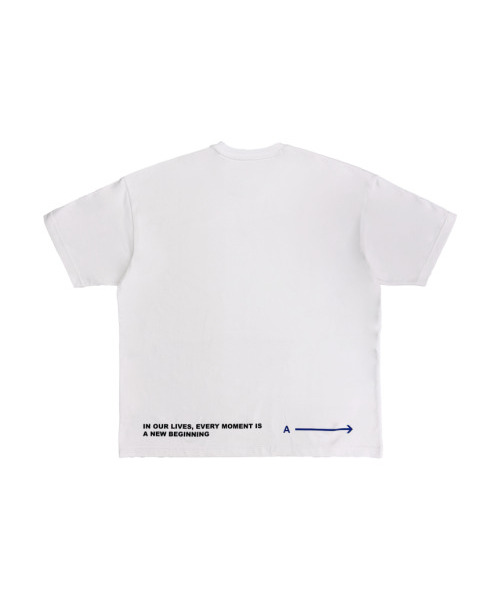GET IT ON（ゲットイットオン）の「トラベルオーバーサイズ半袖Tシャツ_Direction(方向性)（Tシャツ/カットソー・レディース・ホワイト・FREE）」の6枚目の写真