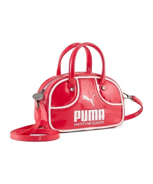 PUMA（プーマ）の「プーマ 【PUMA】-  マイクロ グリップ バッグ レッド【PUMA-1976 MICRO GRIP BAG RED 091824-03】（ショルダーバッグ・レディース・クリアレッド・ONE SIZE）」の2枚目の写真
