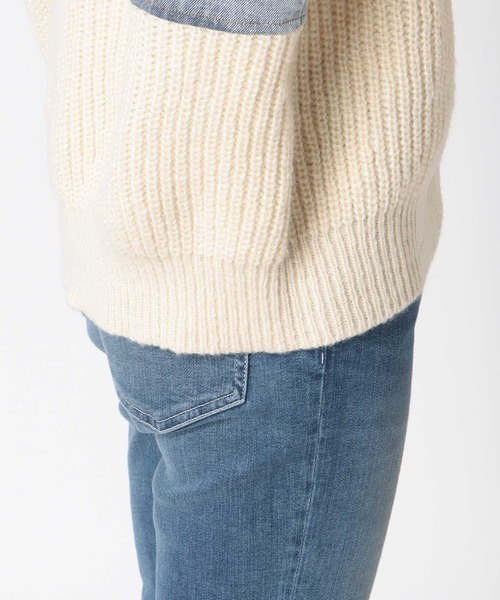 デニムドッキングカーディガン（デニムジャケット）｜Jines（ジネス