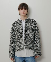 allureville｜アルアバイルのノーカラージャケット通販 - ZOZOTOWN