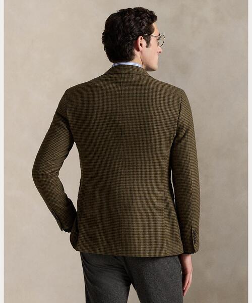 セール】Polo モダン チェック ウールブレンド スポーツ コート