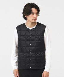 タイオン TAION CREW NECK BUTTON DOWN VEST