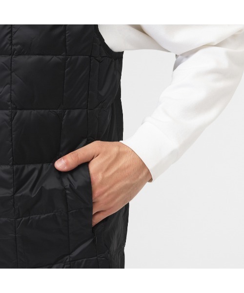 TAION(タイオン)の「タイオン TAION CREW NECK BUTTON DOWN VEST(ダウンベスト・メンズ・オリーブ/ブラック/ベージュ・M/L/LL)」の7枚目の写真