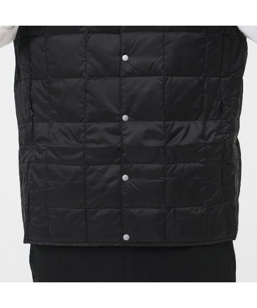 TAION(タイオン)の「タイオン TAION CREW NECK BUTTON DOWN VEST(ダウンベスト・メンズ・オリーブ/ブラック/ベージュ・M/L/LL)」の8枚目の写真