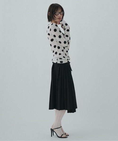 FEKETE（フェケテ）の「polka dot long sleeve tee / ドットロンT（Tシャツ/カットソー・レディース・ホワイト・LARGE/MEDIUM/SMALL）」の13枚目の写真