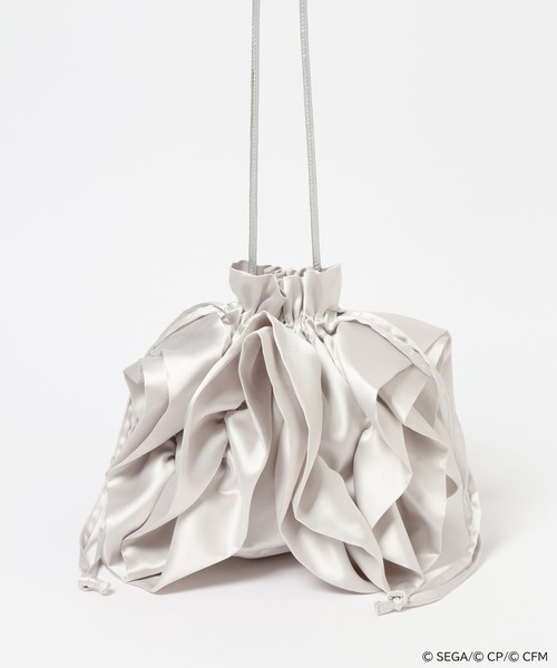 LOWRYS FARM(ローリーズファーム)の「プロジェクトセカイ*LOWRYS FARM サテンフリルBAG 667151(ショルダーバッグ・レディース・グレー系その他/ピンク系その他/ブラック/ベージュ系その他/パープル系その他/ピンク系その他2・FREE)」の3枚目の写真