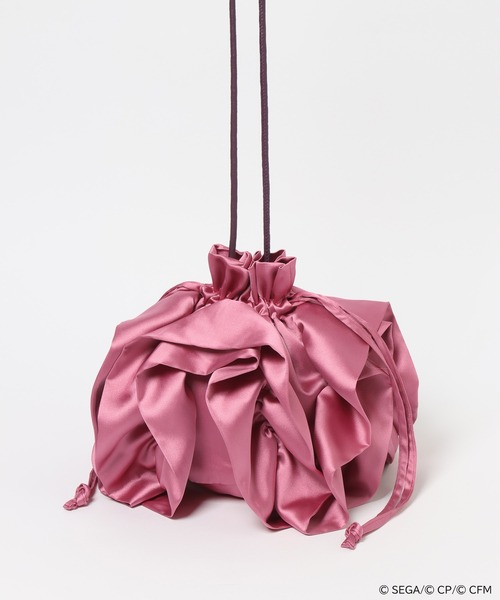 LOWRYS FARM(ローリーズファーム)の「プロジェクトセカイ*LOWRYS FARM サテンフリルBAG 667151(ショルダーバッグ・レディース・グレー系その他/ピンク系その他/ブラック/ベージュ系その他/パープル系その他/ピンク系その他2・FREE)」の6枚目の写真