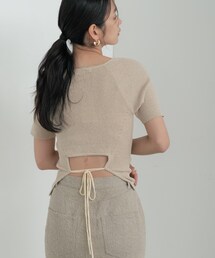 GALLEST | バックカットアウトニット(ニット/セーター)