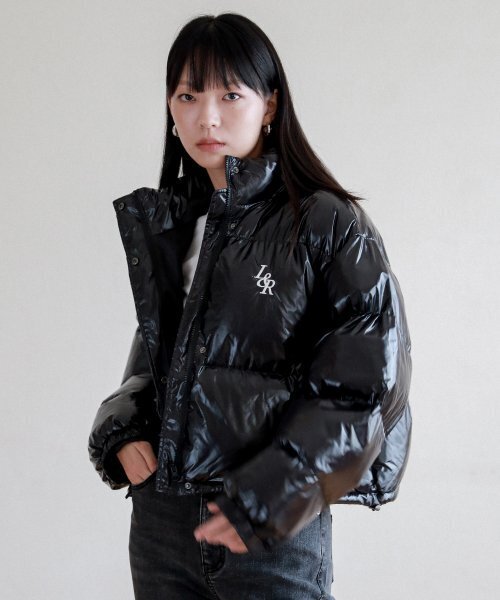 LOSSYROW(ロッシロー)の「Lossy Glossy Crop Padding_black(ダウンジャケット/コート・レディース・その他・FREE)」の4枚目の写真