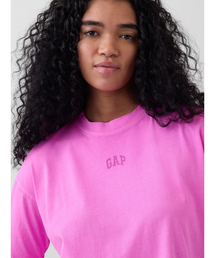 オーガニックコットン ヴィンテージソフト アスレチック GAPロゴ チュニックTシャツ