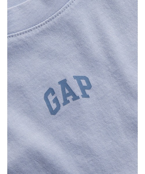 GAP(ギャップ)の「オーガニックコットン ヴィンテージソフト アスレチック GAPロゴ チュニックTシャツ(Tシャツ/カットソー・レディース・ホワイト/イエロー/ライトブルー/ブラック/ブルー/ピンク・XS/M/XL/S/L/XXS)」の11枚目の写真