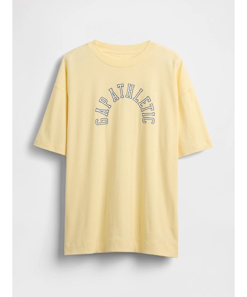 GAP(ギャップ)の「オーガニックコットン ヴィンテージソフト アスレチック GAPロゴ チュニックTシャツ(Tシャツ/カットソー・レディース・ホワイト/イエロー/ライトブルー/ブラック/ブルー/ピンク・XS/M/XL/S/L/XXS)」の9枚目の写真